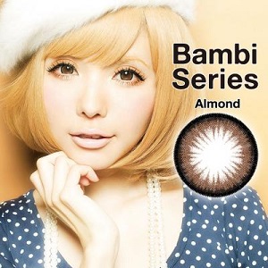 エンジェルカラーバンビシリーズアーモンド［3ヶ月 度あり/度なし］